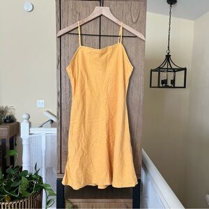 A&F linen-blend mini dress